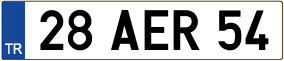 Truck License Plate